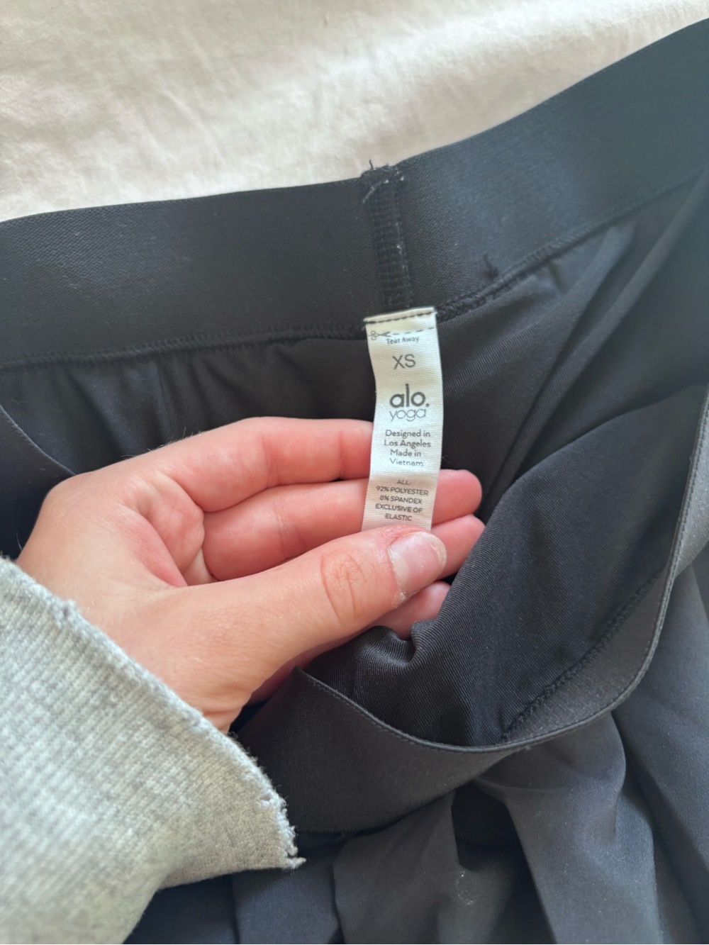 ALO Yoga Black Pleated Skater Skirt - Picture 4 of 5
